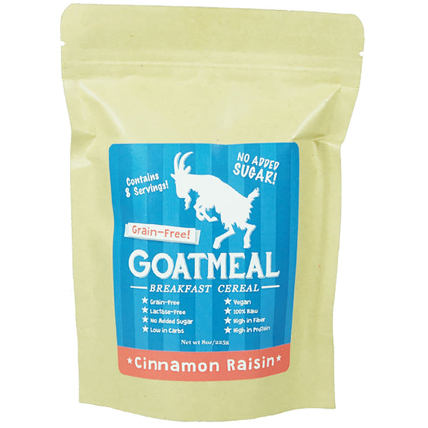 Goatmeal - Grain-free Breakfast Cereal - Original & Cinnamon Raisin 225g - AllOne Wellness